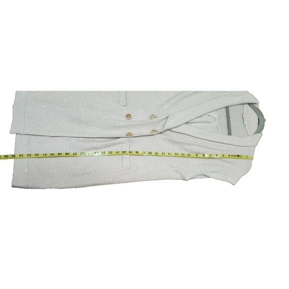 Brunello Cucinelli Cashmere Sleeveless Shawl Cardigan Speckled Knit Vest Double - Picture 11 of 16